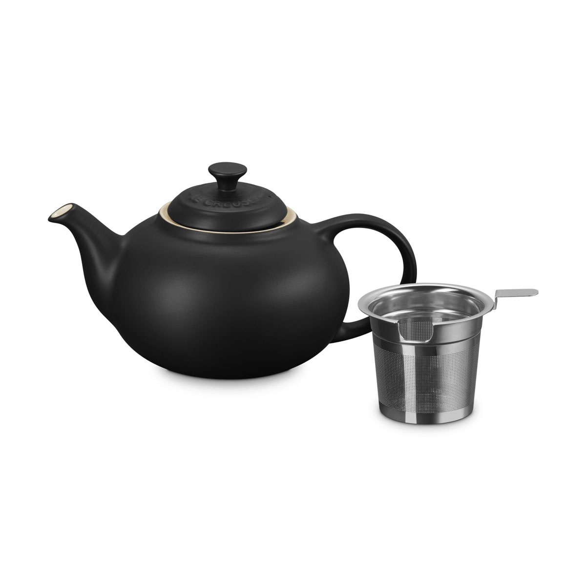 Le Creuset Stoneware Teapot with Stainless Steel Infuser 1.3L
